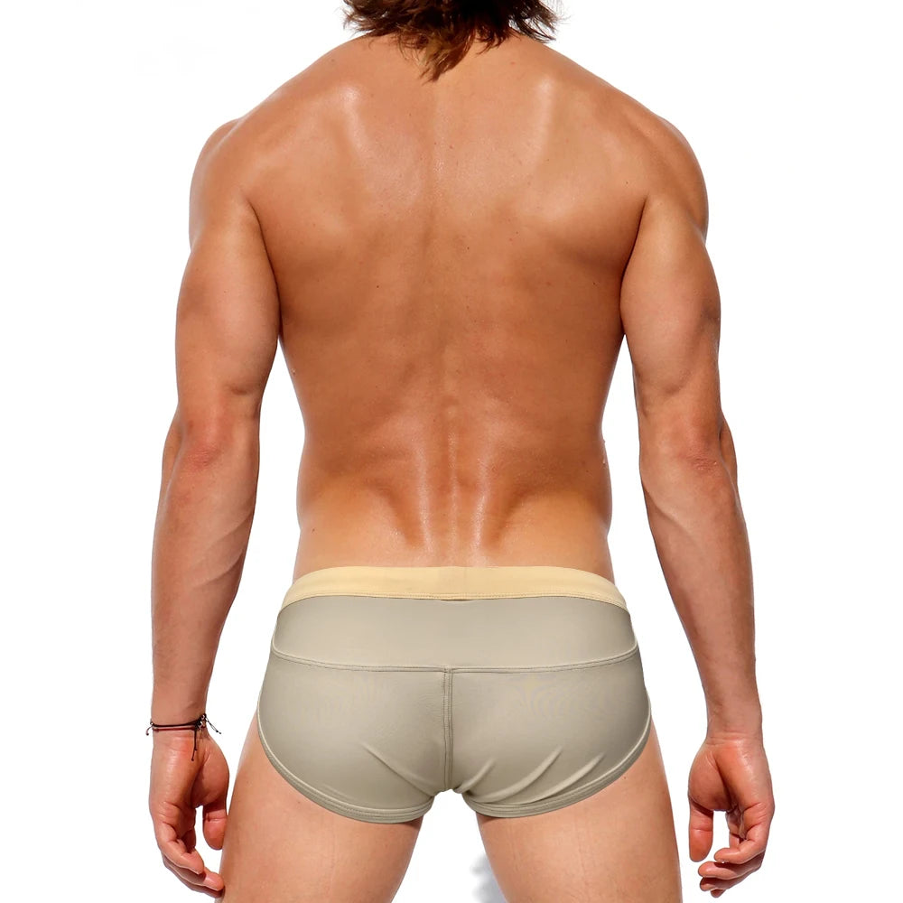 Sandbar Swim Brief — Low-Rise Two-Tone, Pouch Lift