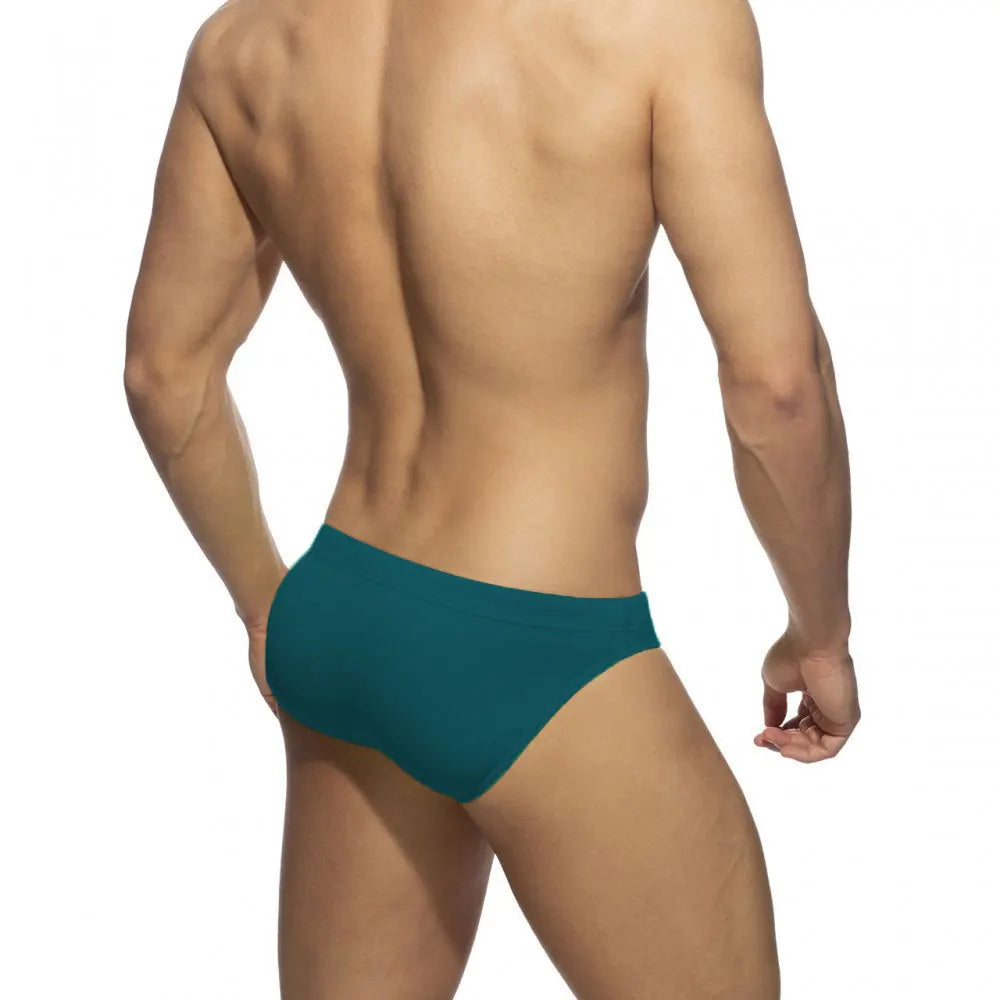 Color Pop Swim Brief — Low-Rise Solid, Pouch Lift (9 Colors)