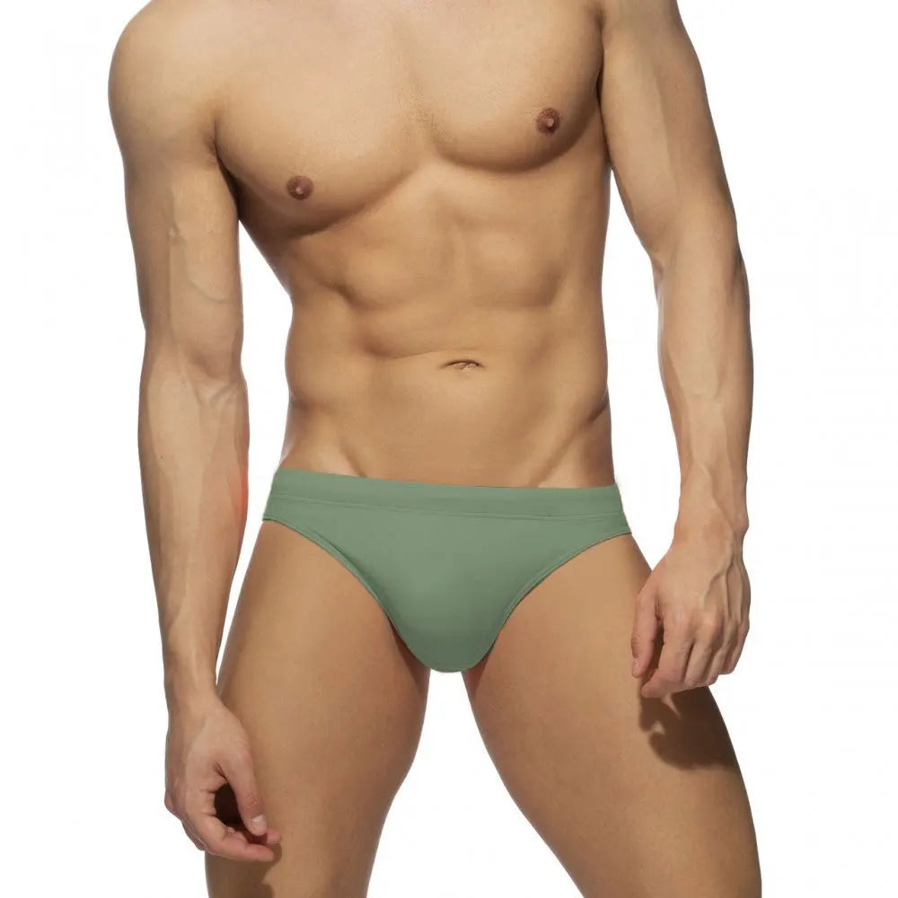 Color Pop Swim Brief — Low-Rise Solid, Pouch Lift (9 Colors)