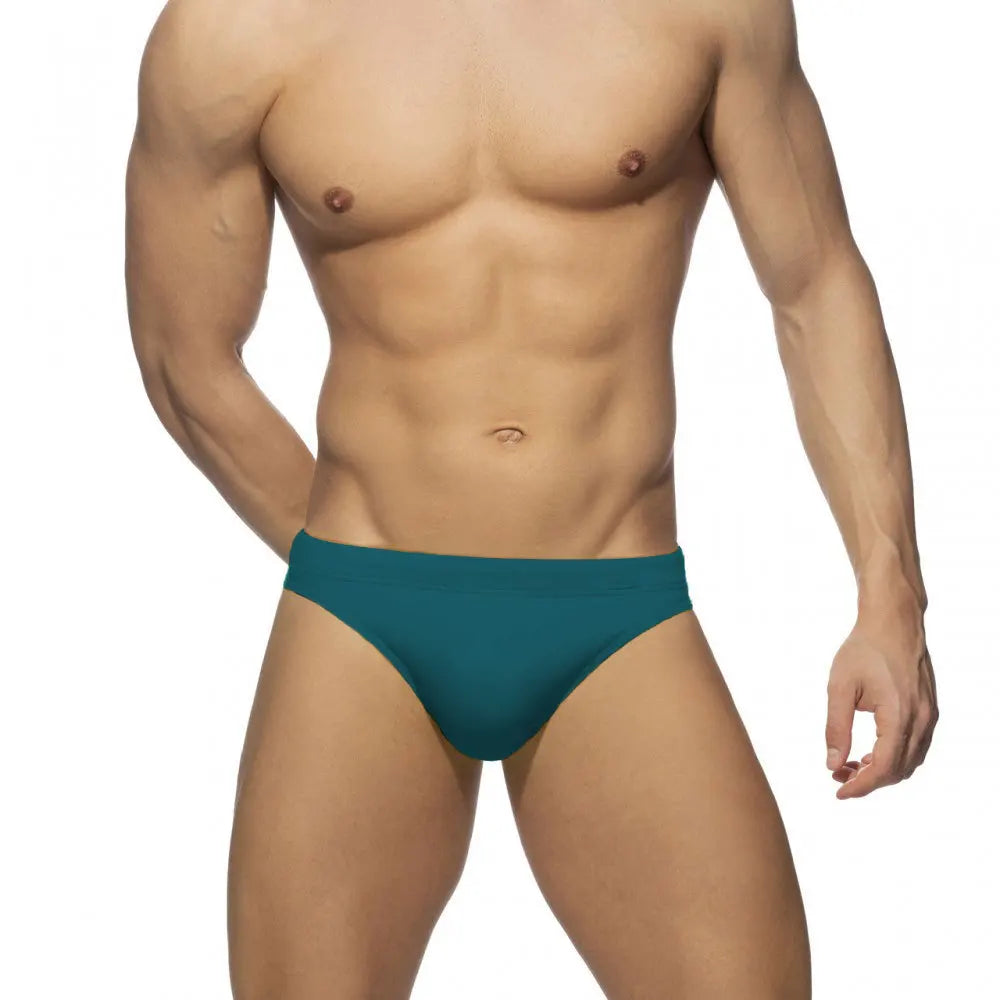 Color Pop Swim Brief — Low-Rise Solid, Pouch Lift (9 Colors)