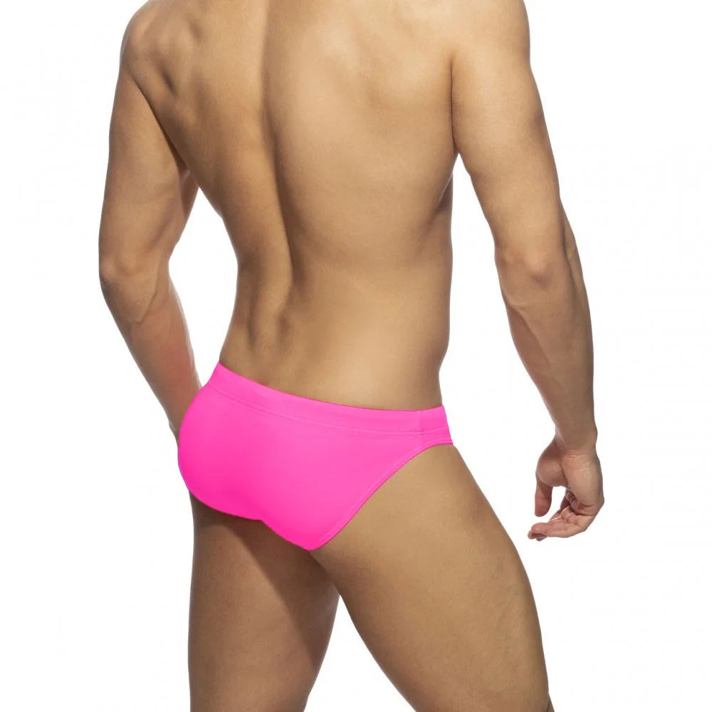Color Pop Swim Brief — Low-Rise Solid, Pouch Lift (9 Colors)