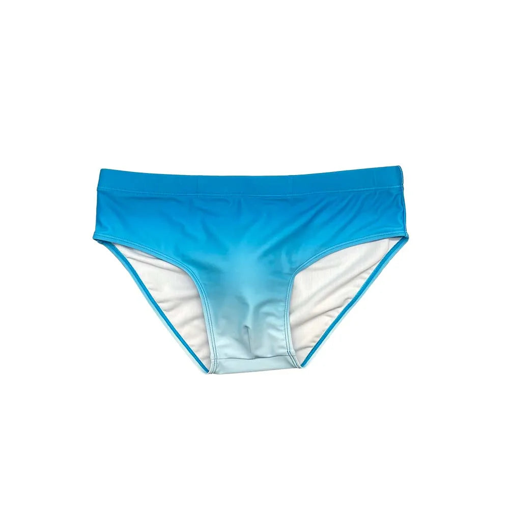 Midnight Dip Swim Brief — Low-Rise Gradient, Pouch Lift