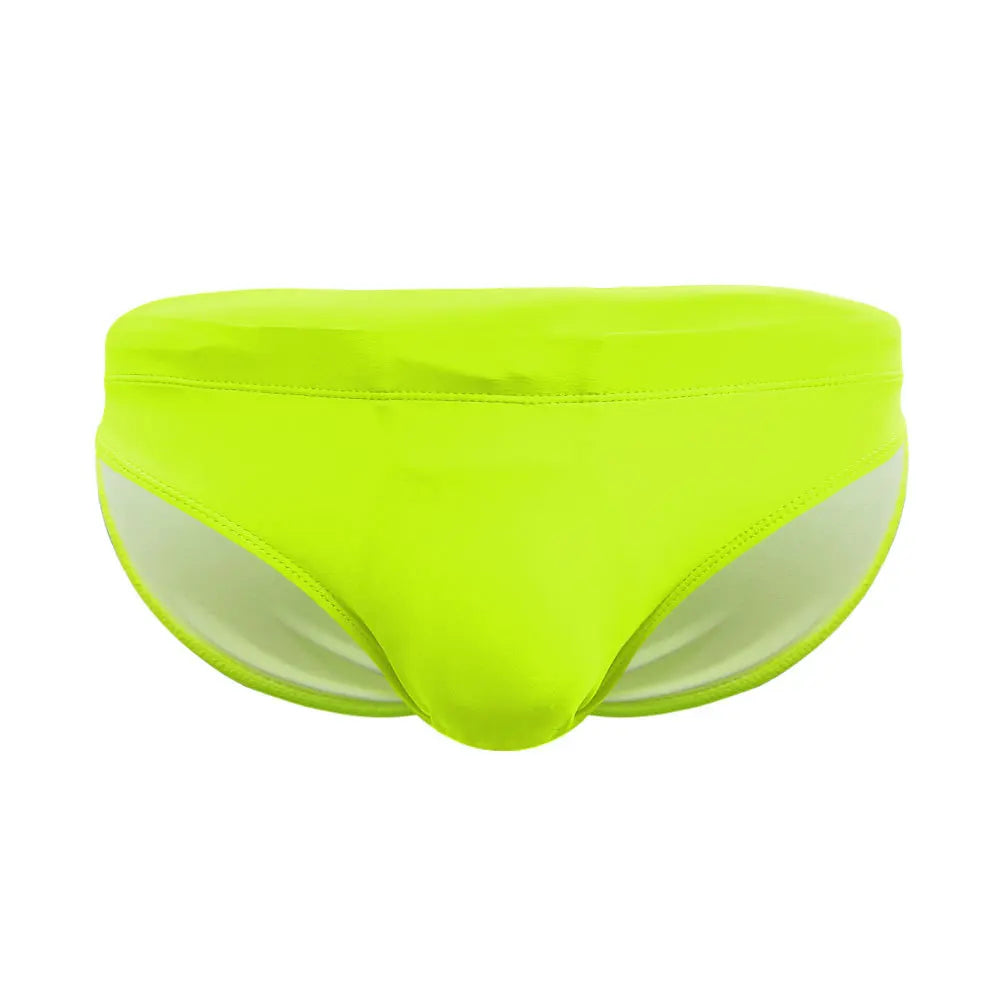 Color Pop Swim Brief — Low-Rise Solid, Pouch Lift (9 Colors)