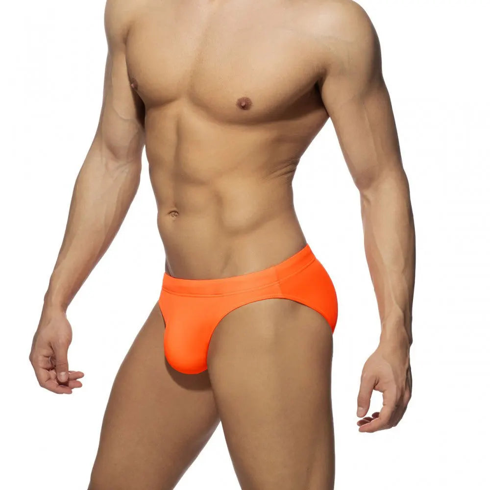 Color Pop Swim Brief — Low-Rise Solid, Pouch Lift (9 Colors)