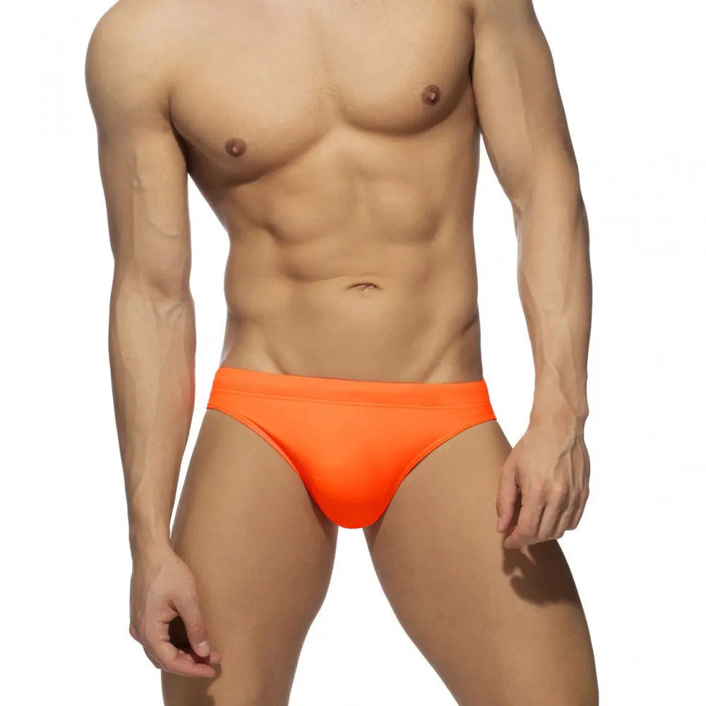 Color Pop Swim Brief — Low-Rise Solid, Pouch Lift (9 Colors)