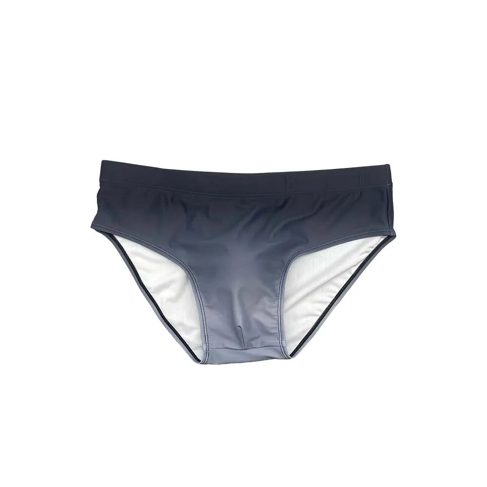 Midnight Dip Swim Brief — Low-Rise Gradient, Pouch Lift