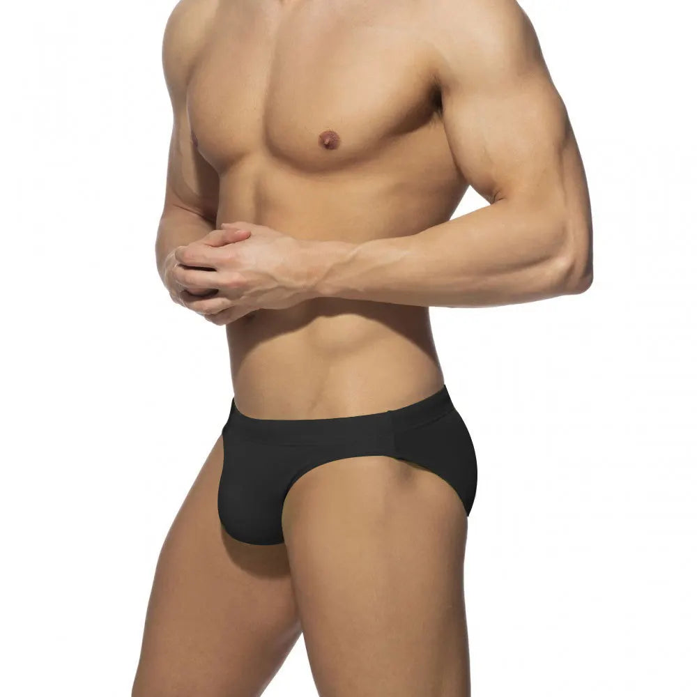 Color Pop Swim Brief — Low-Rise Solid, Pouch Lift (9 Colors)