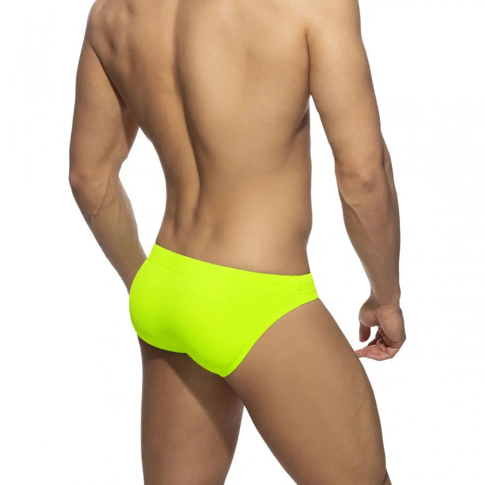 Color Pop Swim Brief — Low-Rise Solid, Pouch Lift (9 Colors)