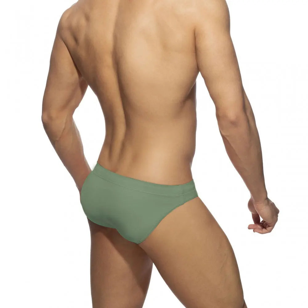 Color Pop Swim Brief — Low-Rise Solid, Pouch Lift (9 Colors)