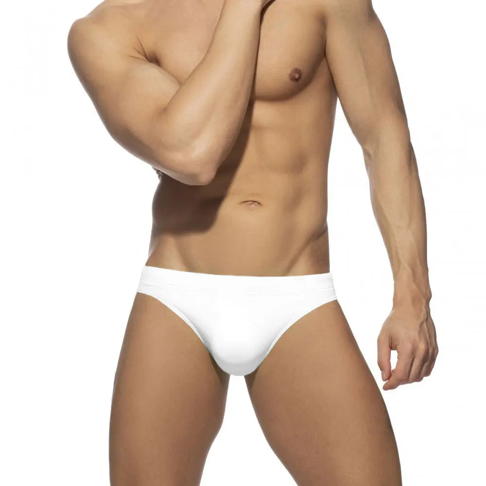 Color Pop Swim Brief — Low-Rise Solid, Pouch Lift (9 Colors)