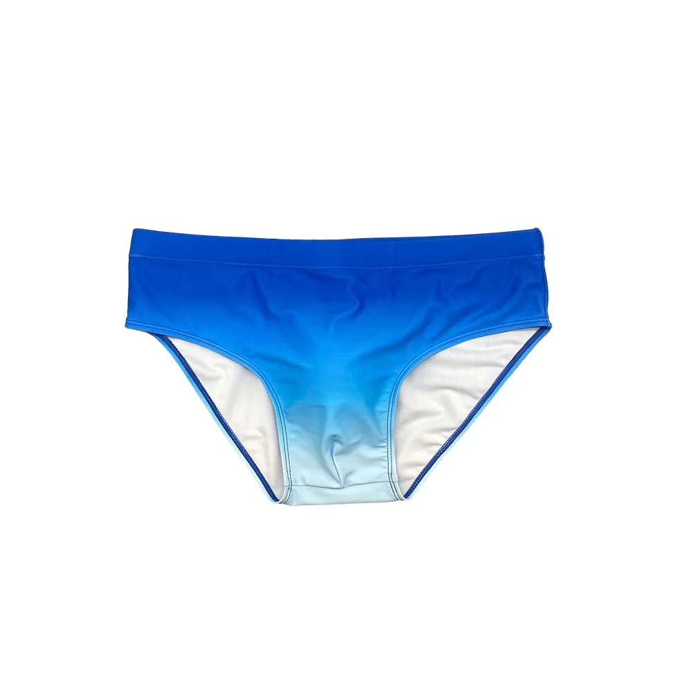 Midnight Dip Swim Brief — Low-Rise Gradient, Pouch Lift